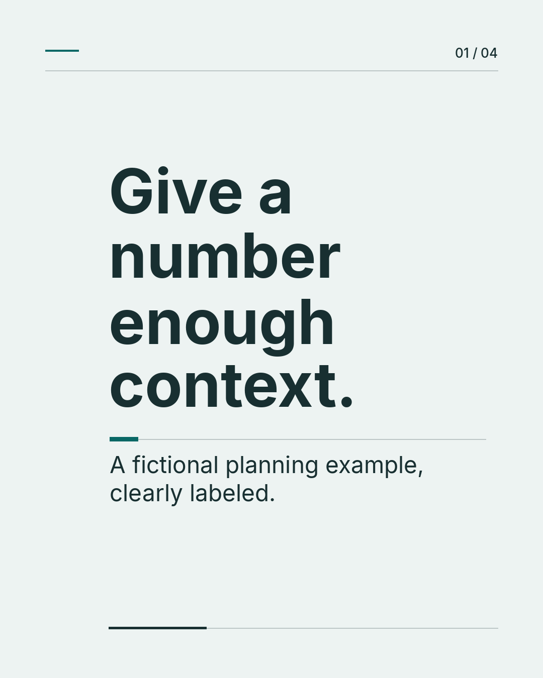 Data Story carousel template preview