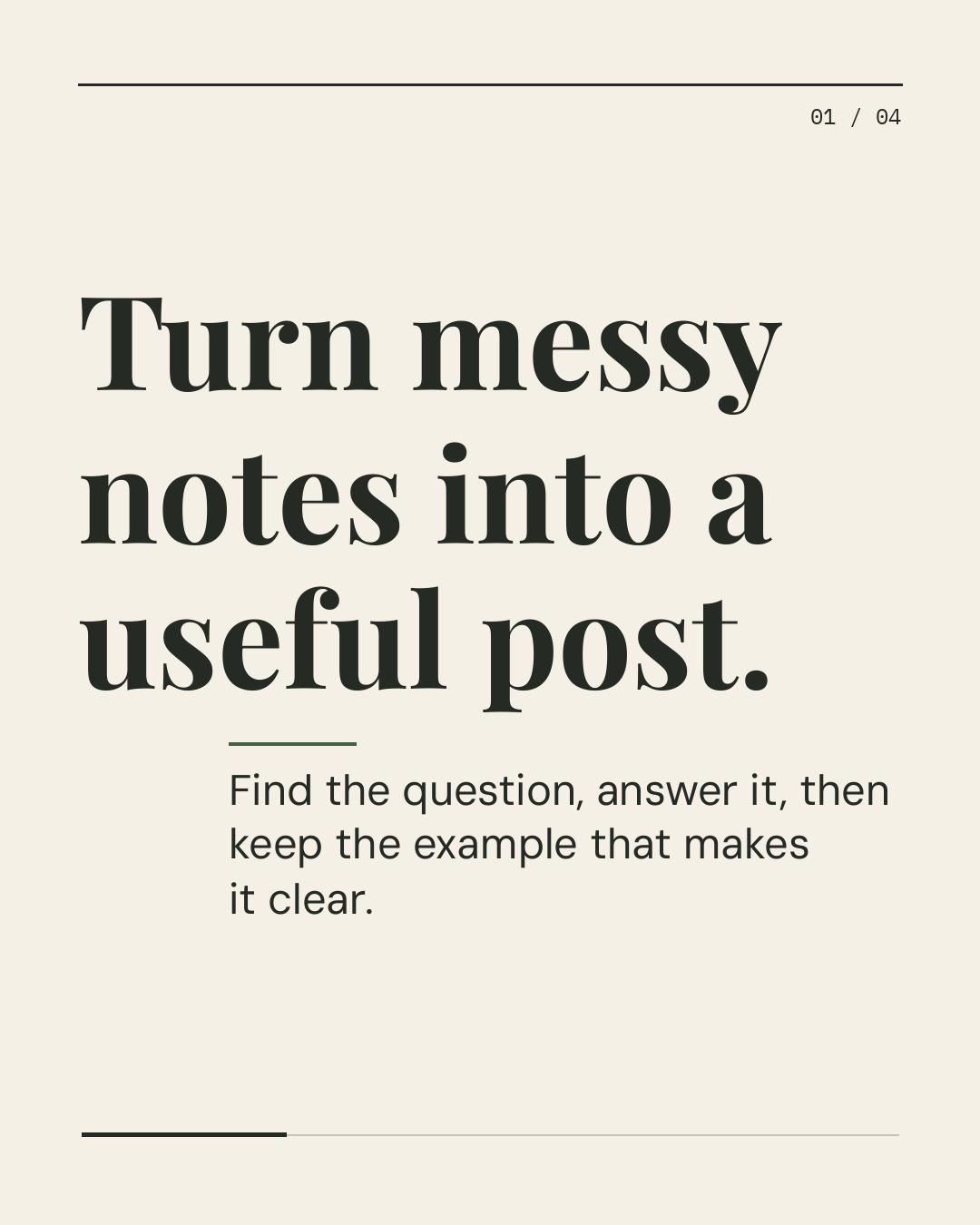 Editorial carousel template preview